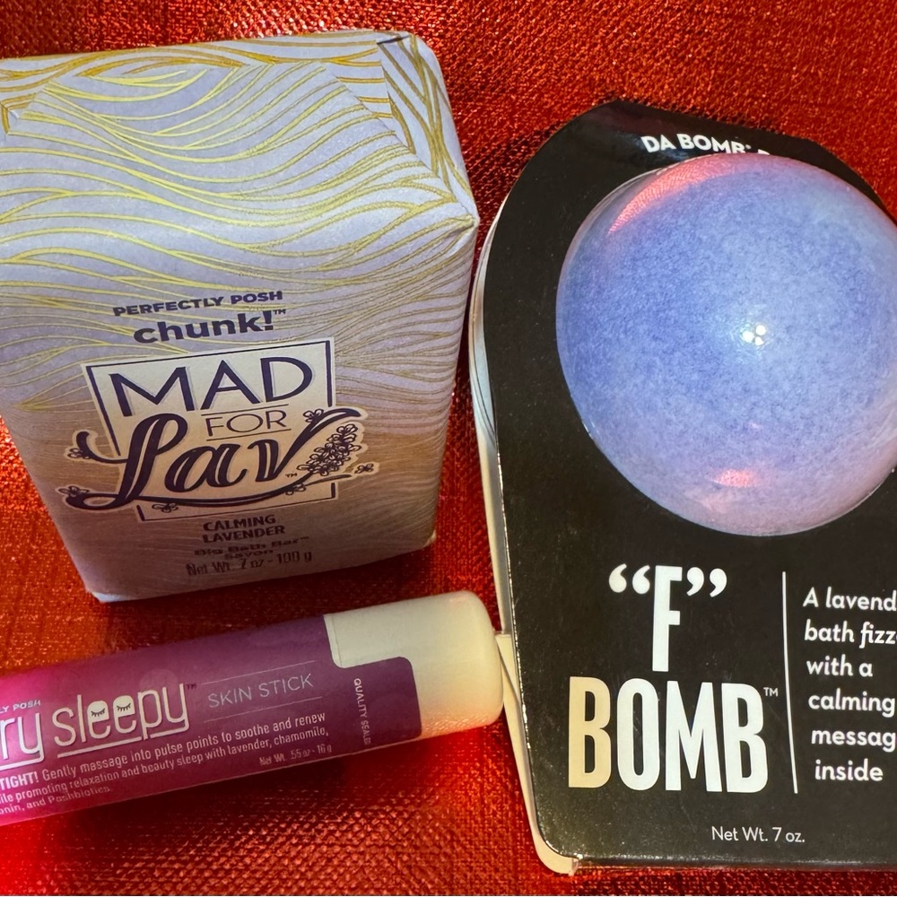 Perfectly Posh Calming Lavender Bundle NWT